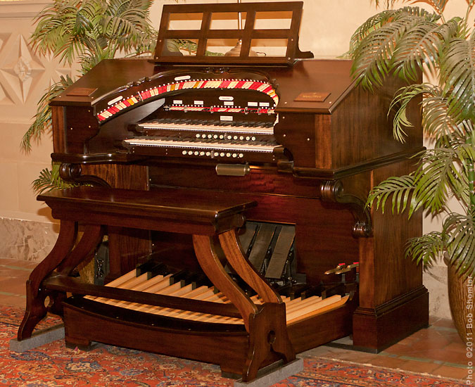 lobby organ console